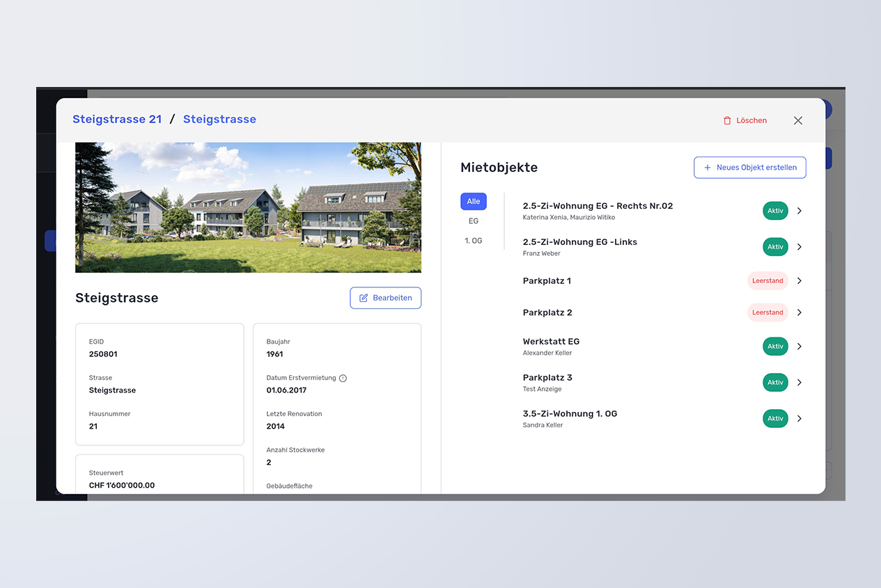 Fairwalter: Gebäude
