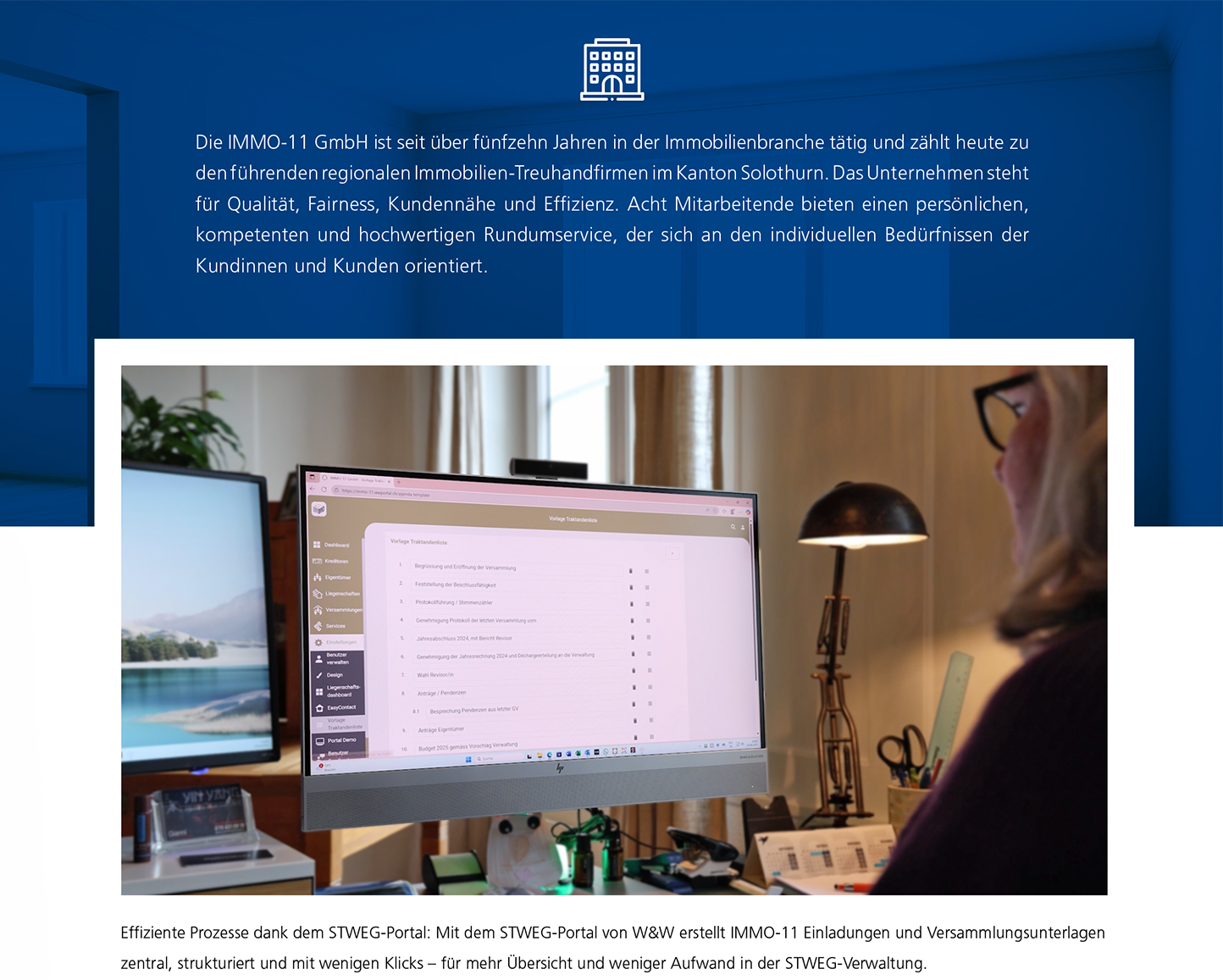 Das STWEG-Portal im Einsatz bei Immo-11